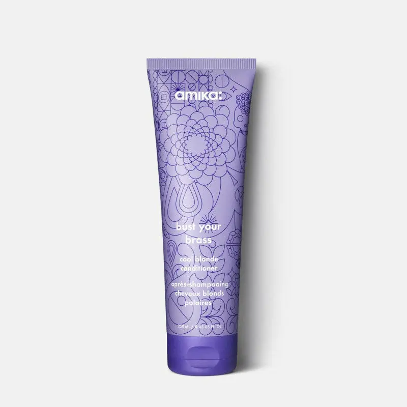 Amika: Brass Cool Blonde Repair Conditioner 8.45Oz 1