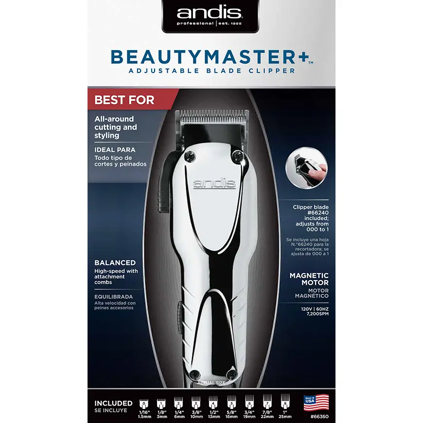 Andis: Beauty Master +™ Adjustable Blade Clipper 1