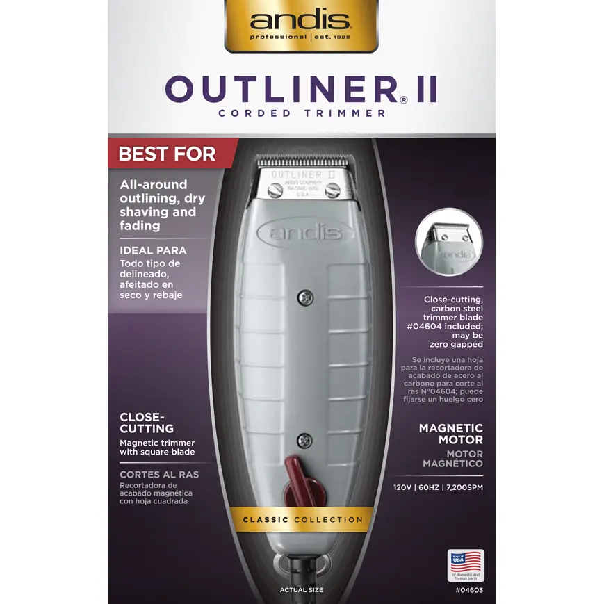 Andis: Outliner® Ii Square Blade Trimmer 1