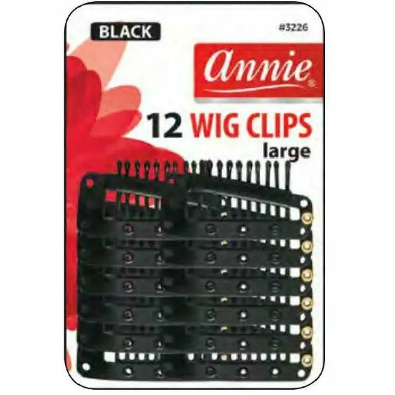 Annie: #3226 Large Wig Clips 12Ct. 1