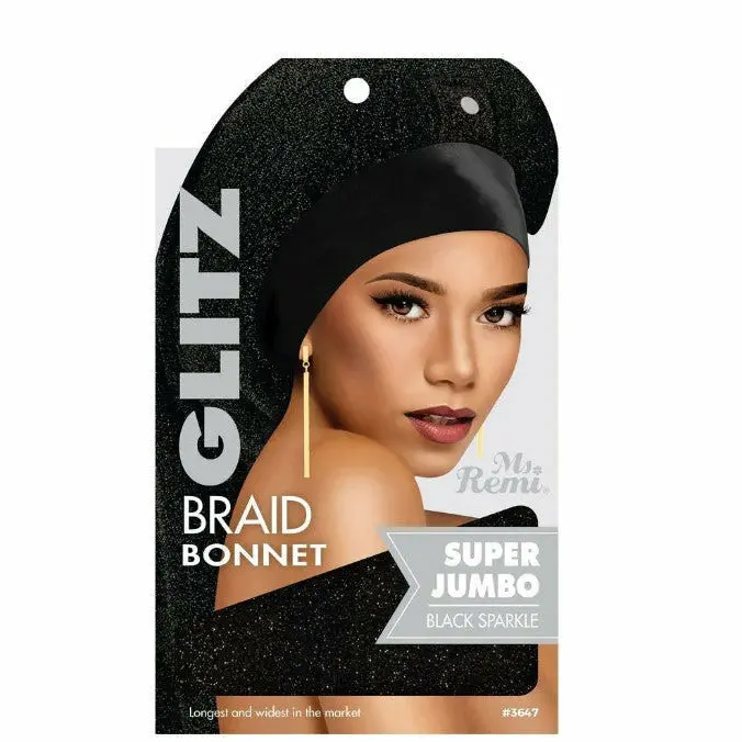 Ms. Remi: Premium Glitz Braid Bonnet 1