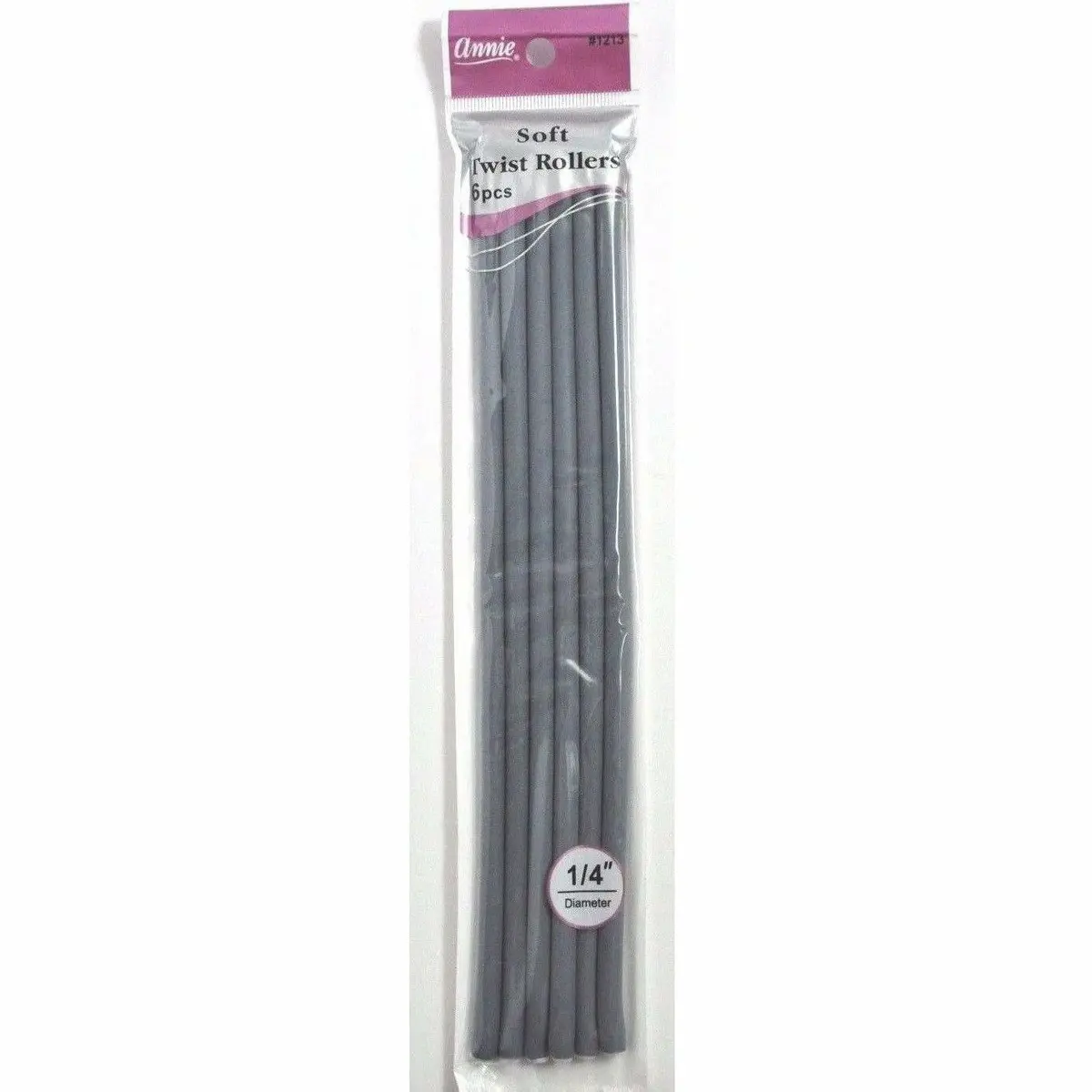 Annie: 10" Soft Twist Rollers 1/4" #1213 1