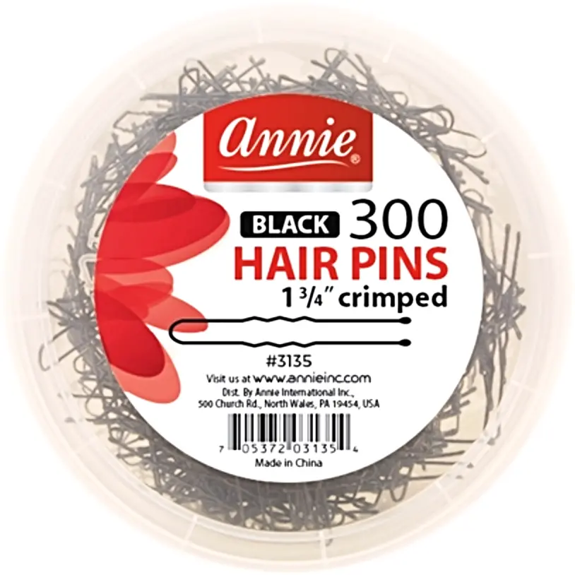 Annie: 300 Ball Tipped Hair Pins Crimped 1 3/4"  #3135 1