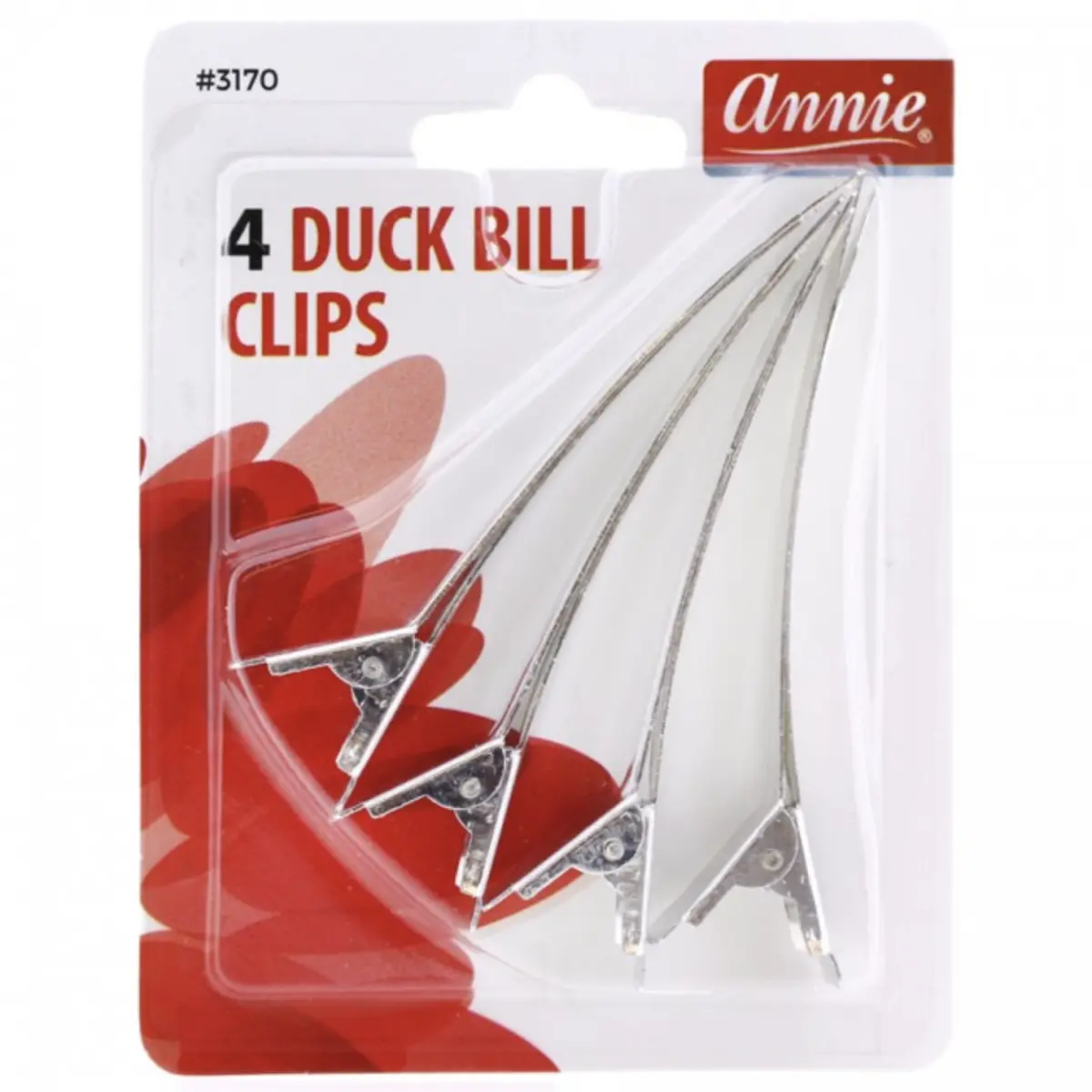 Annie: 4 Duck Bill Clips #3170 1