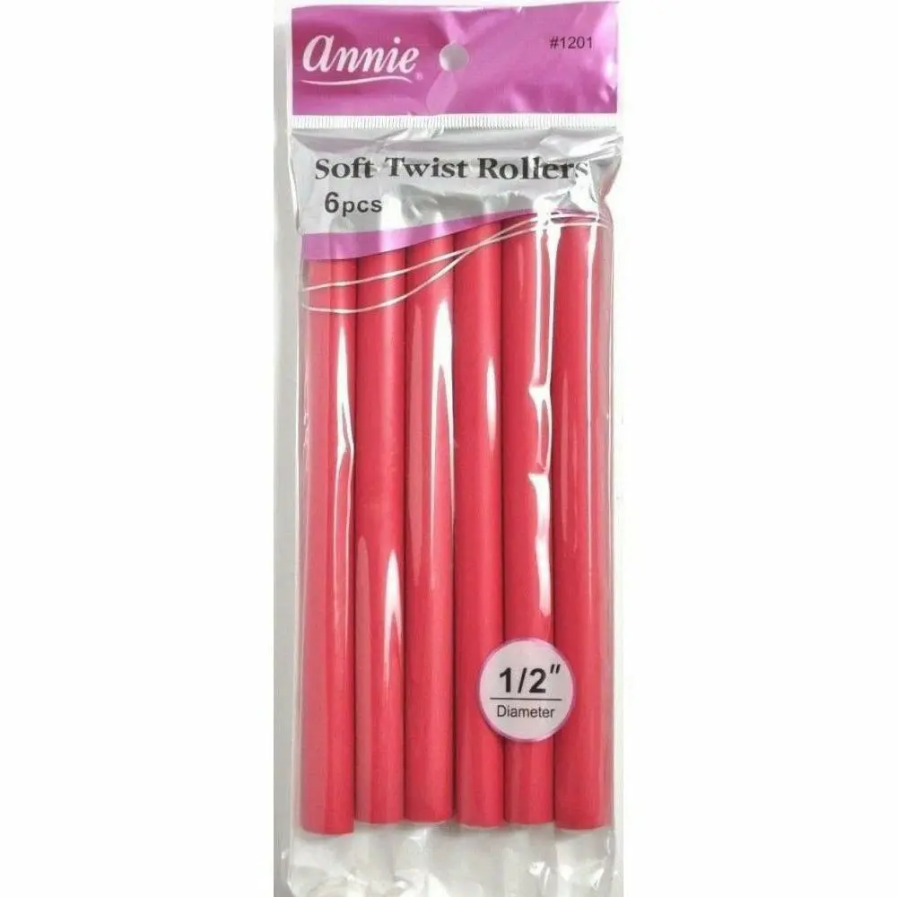 Annie: Soft Twist Rollers 1/2" #1201 1