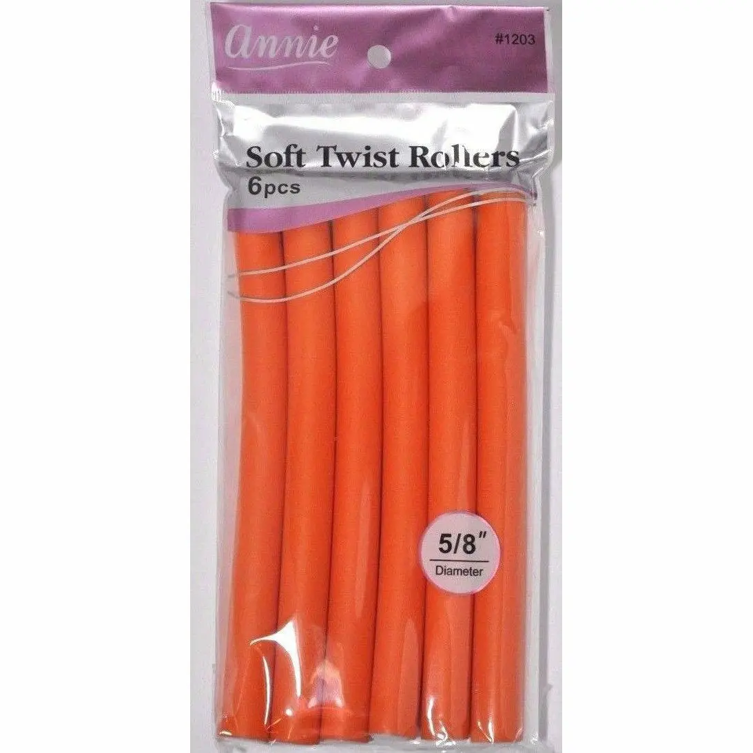 Annie: Soft Twist Rollers 5/8" #1203 1