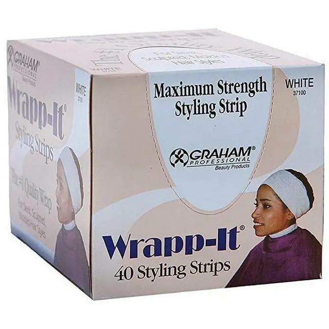Wrapp-It: Maximum Strength Styling Strip 40Ct - White 1