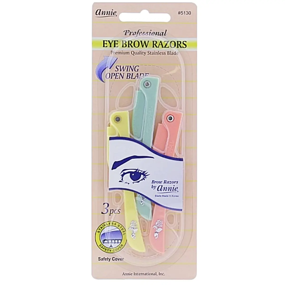 Annie: Eye Brow Razor Swing Open #5130 1