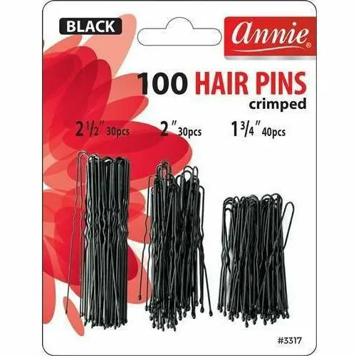Annie: 100 Hair Pins Crimped #3317 1