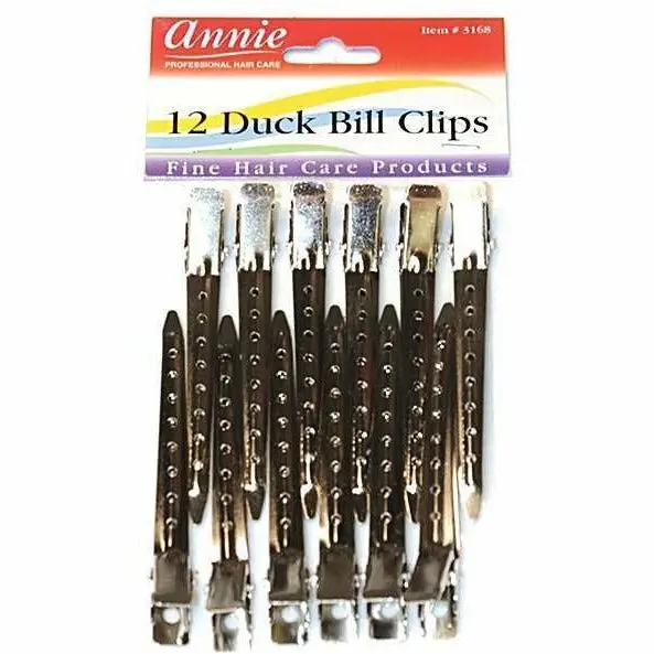 Annie: 12 Duck Bill Clips #3168 1
