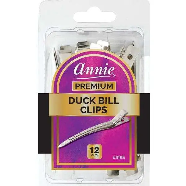 Annie: 12 Premium Duck Bill Clips #3195 1