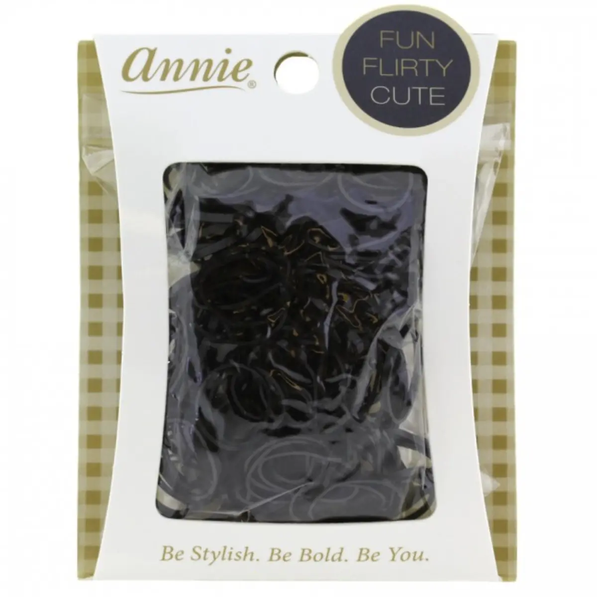 Annie: Black Elastic Band #8551 1