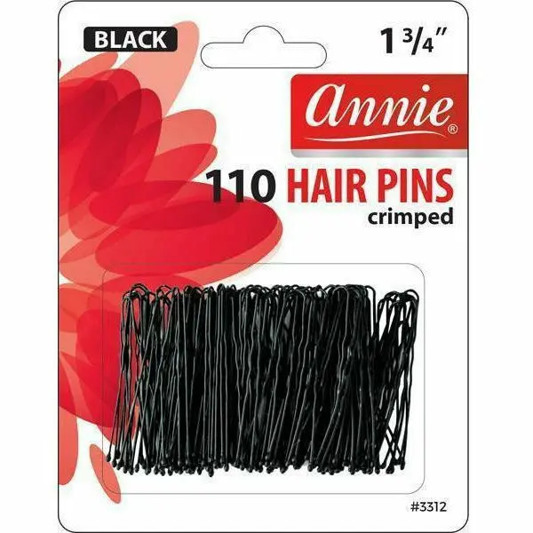 Annie: 110 Crimped Hair Pins 1 3/4" - #3312 1
