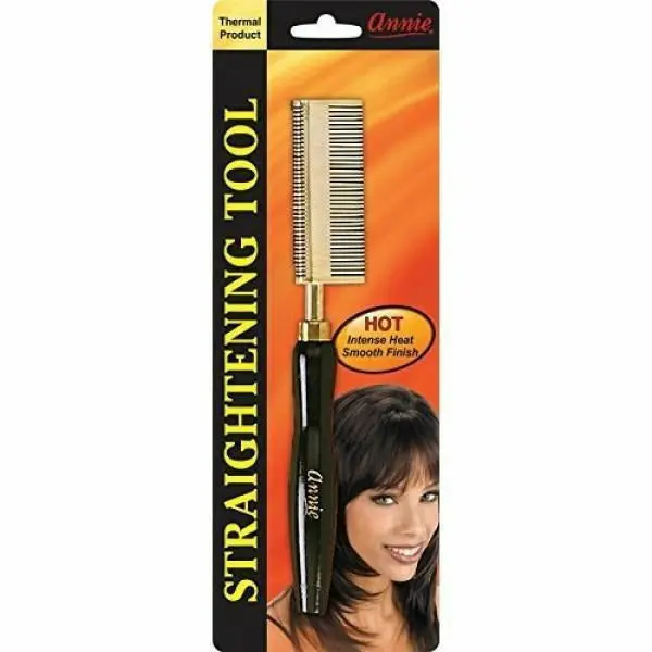 Annie: Straightening Comb - Medium Teeth Double Sided #5504 1