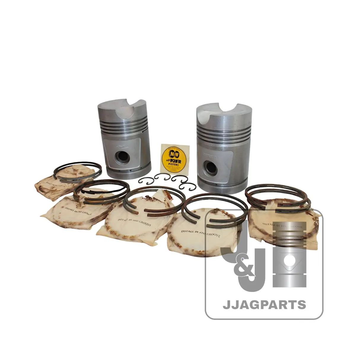 True M And W Piston Kit Fits John Deere A 1