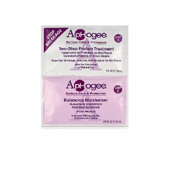 Aphogee: Two-Step Protein Treatment & Balancing Moisturizer 1