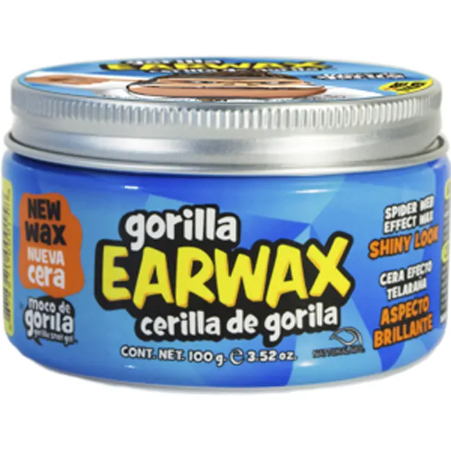 Gorilla: Earwax Shiny Look Hair Gel 3.52Oz 1