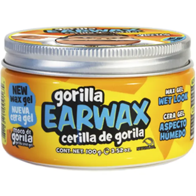 Gorilla: Earwax Wet Look Hair Gel 3.52Oz 1
