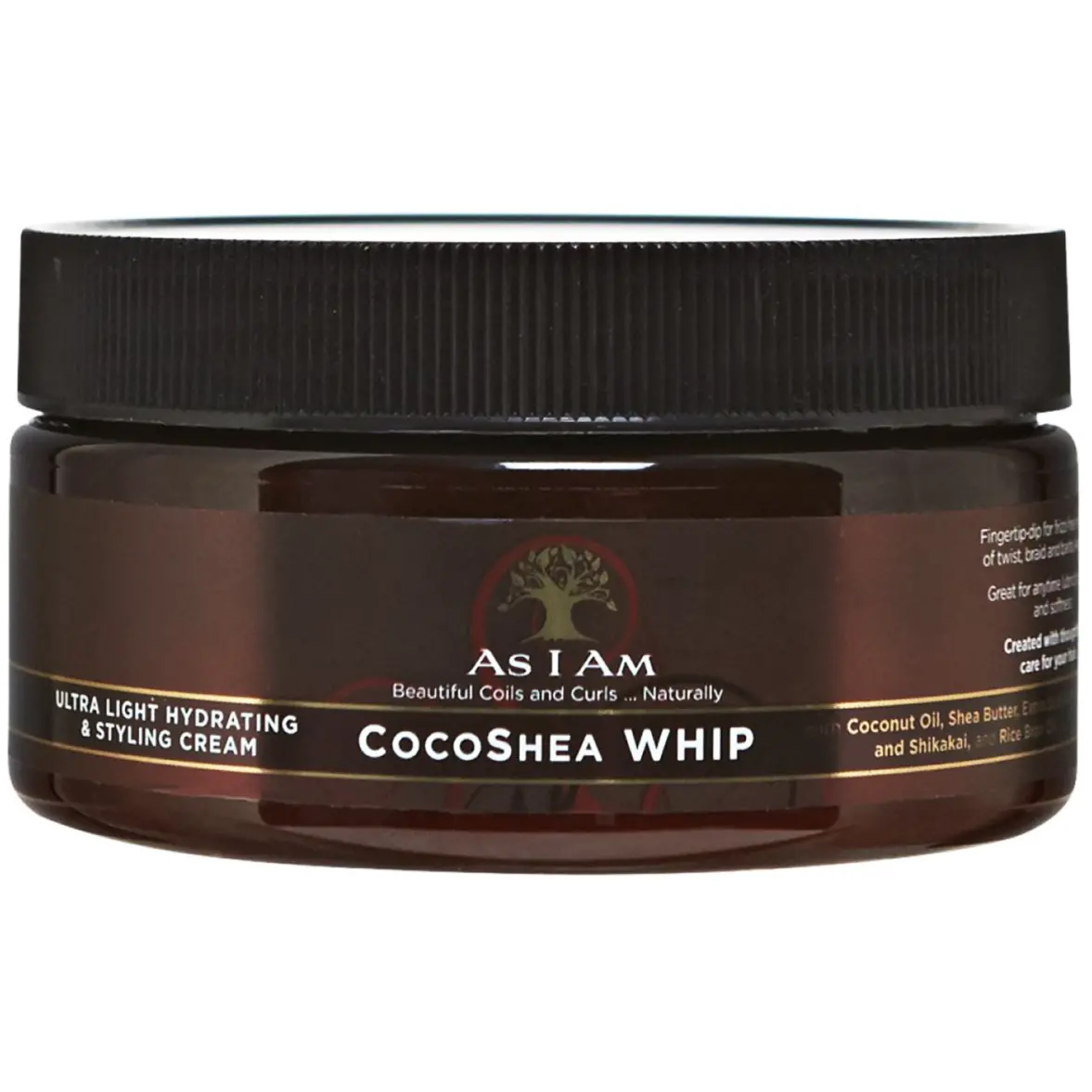 As I Am: Cocoshea Whip Ultra Light Hydrating & Styling Cream 8Oz 1