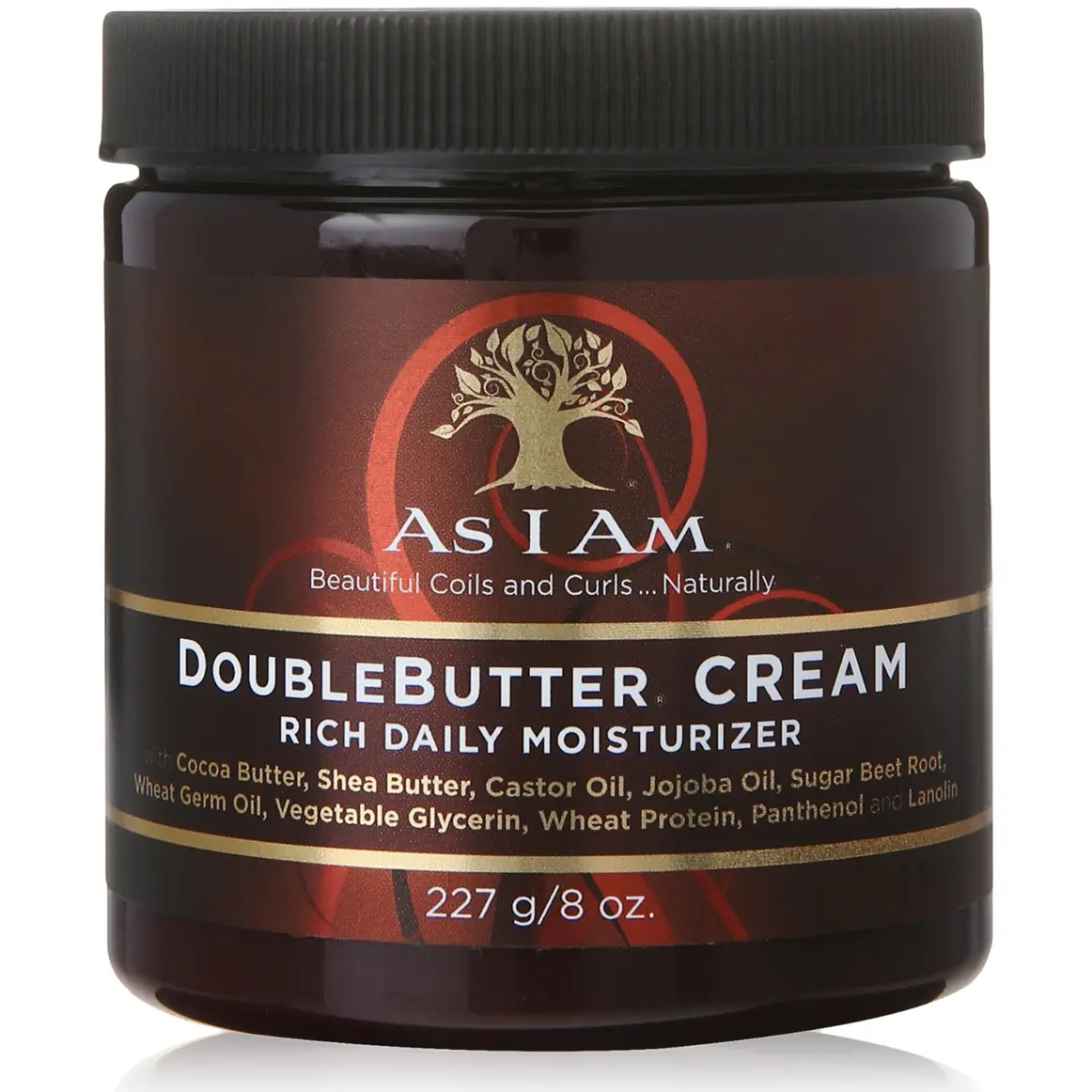 As I Am: Doublebutter Cream Rich Daily Moisturizer 8Oz 1