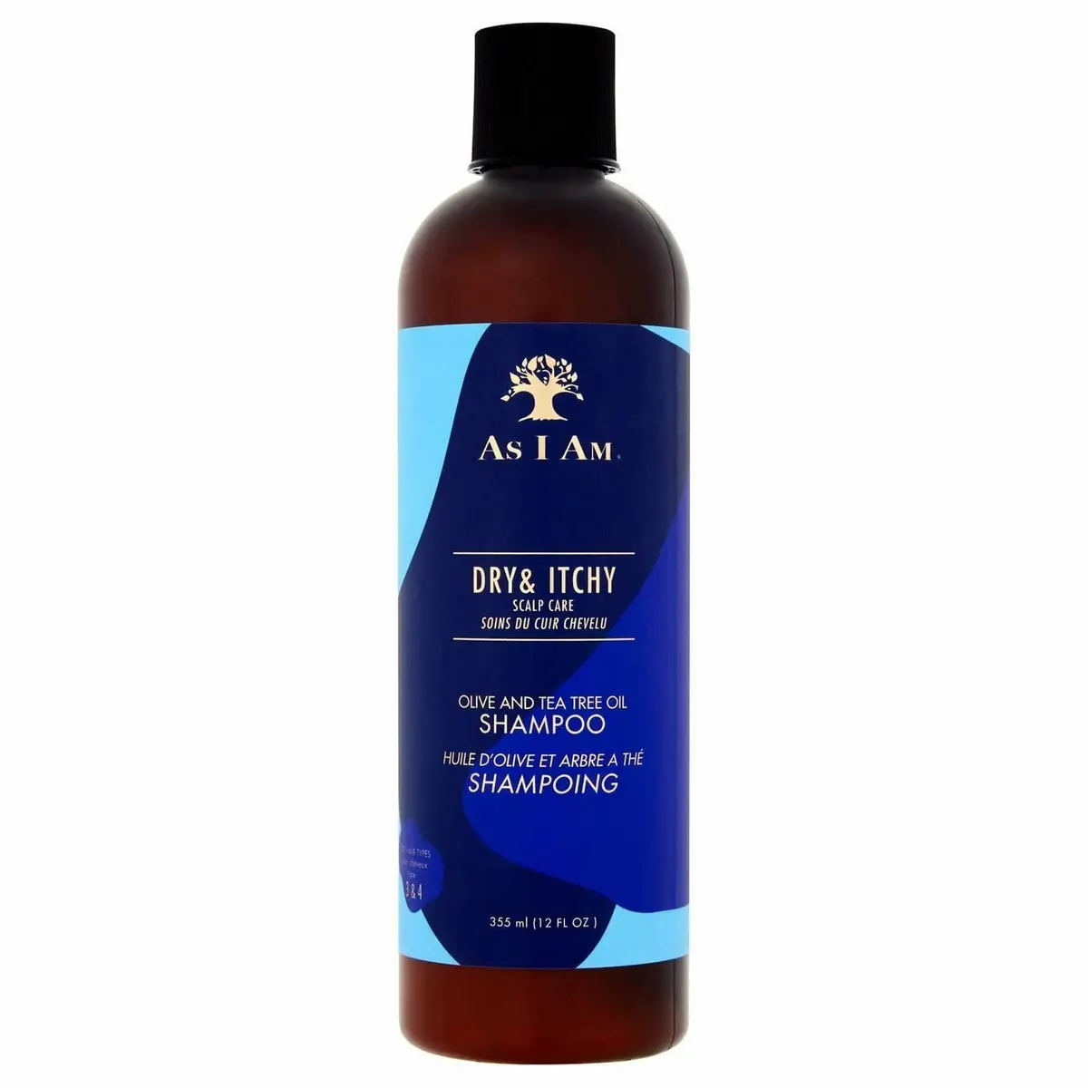 As I Am: Olive & Tea Tree Oil Shampoo 12Oz 1