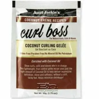 Aunt Jackie's: Curl Boss Coconut Curling Gelee 1.75 Oz 1