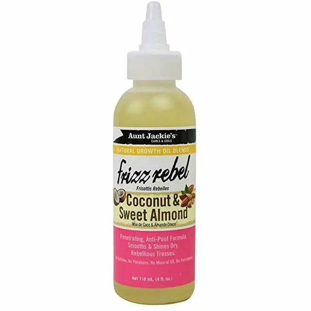 Aunt Jackie's: Frizz Rebel Coconut & Sweet Almond Oil 4Oz 1