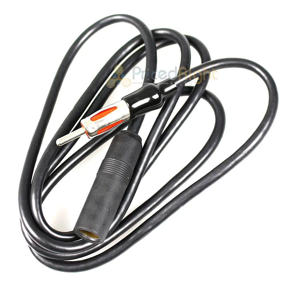 ﻿48" 4' Antenna Extension Cord Adapter Cable Male Female Car Audio Am Fm Radio 1