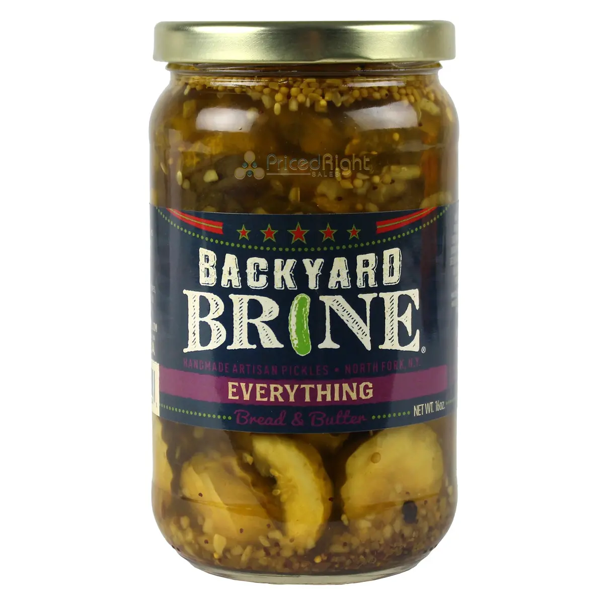 Backyard Brine Everything Bread And Butter Pickles 16 Oz Vegan And Vegetarian 1