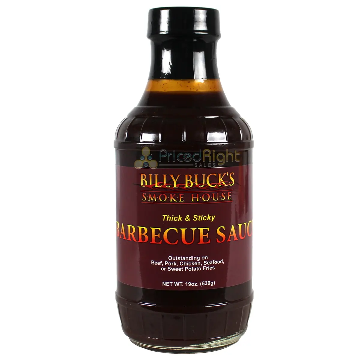Billy Buck's Smokehouse Thick & Sticky Barbecue Sauce 19 Oz Gluten Free Bb-Sauce 1