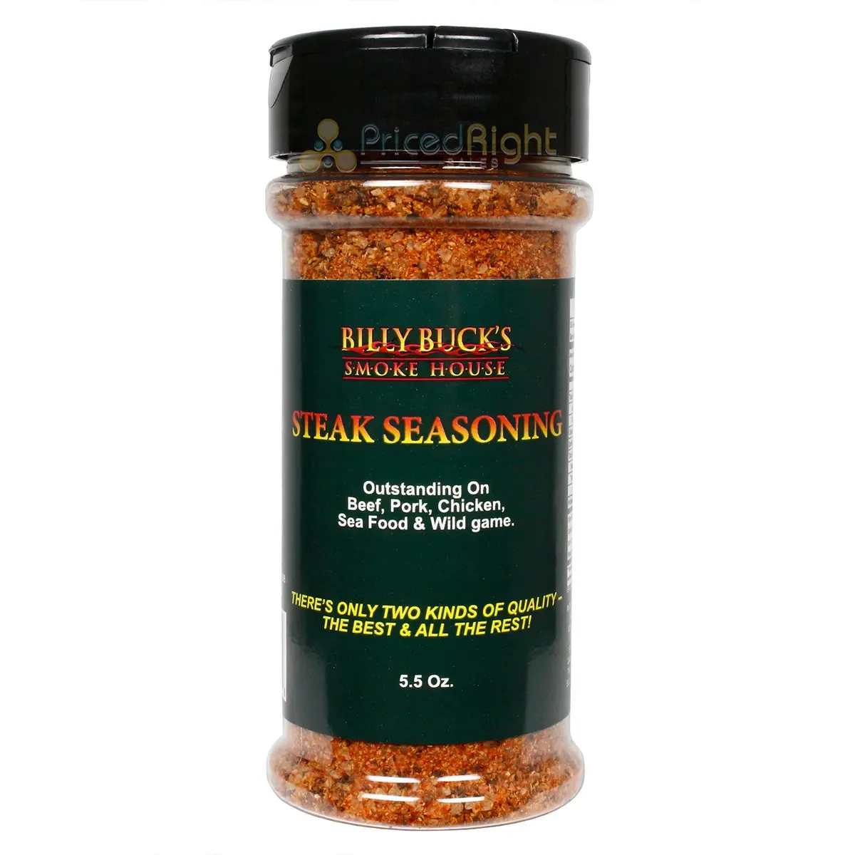 Billy Buck's Smokehouse Steak Seasoning Beef Pork Chicken Seafood Game 5.5 Oz 1