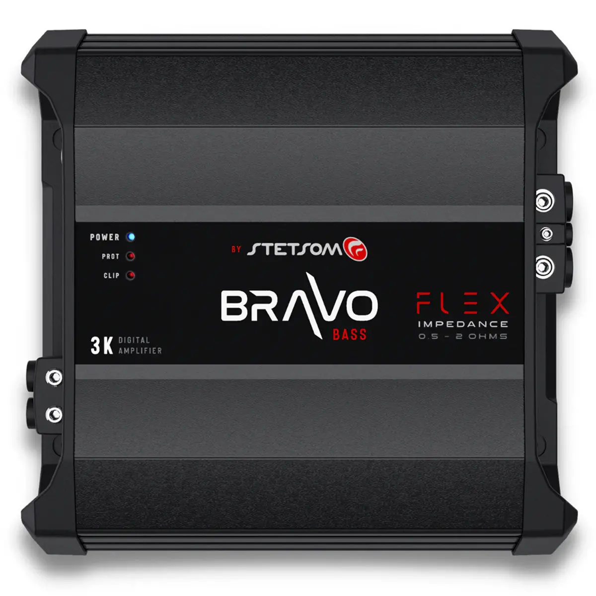 Stetsom Bravo Bass Flex 3K Mono Class D Car Audio Amplifier Auto 0.5 To 2 Ohm 1