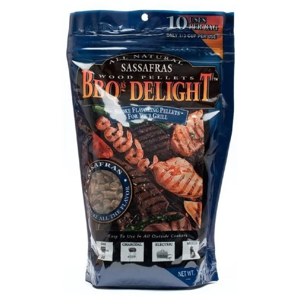 Bbqr's Delight Sassafras Natural Wood Grilling Smoking Pellets - 1 Lb Bag 1