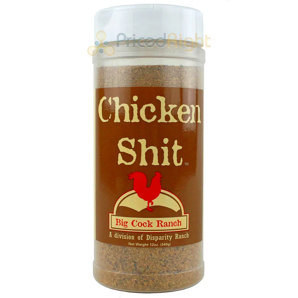 Big Cock Ranch 12 Oz Chicken Shit Poultry Seasoning All Purpose Gluten & Msg Free 1