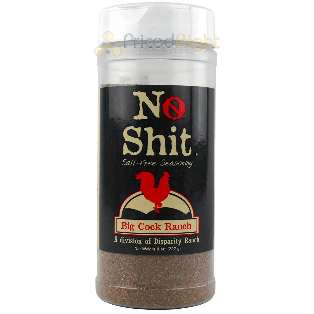 Big Cock Ranch 8 Oz No Shit Salt Free Seasoning All Purpose Gluten & Msg Free 1