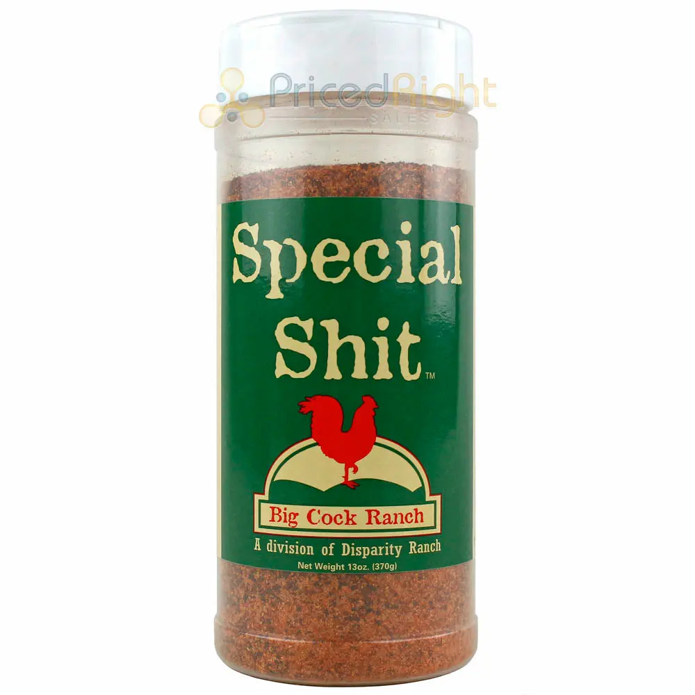 Big Cock Ranch 13 Oz Special Shit Spice All Purpose Seasoning Gluten & Msg Free 1