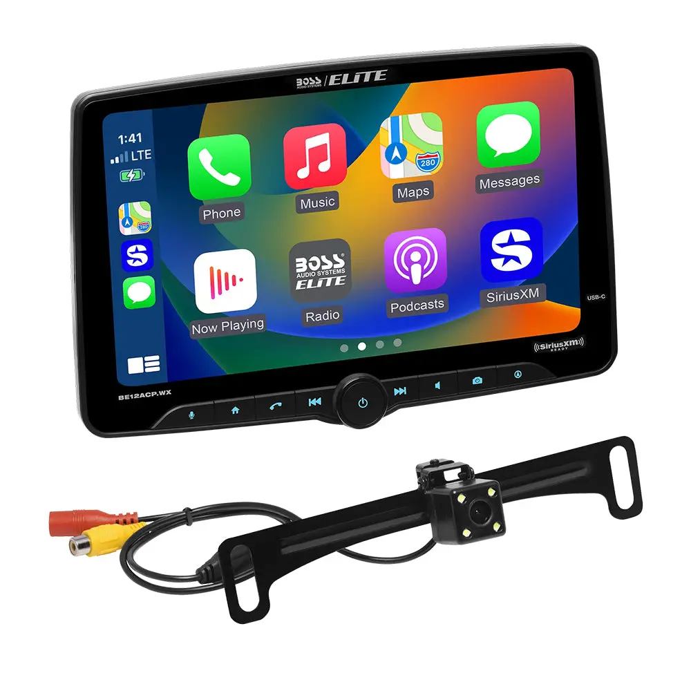 Boss Audio 12" Digital Multimedia Receiver Apple Carplay Android Auto Bluetooth 1