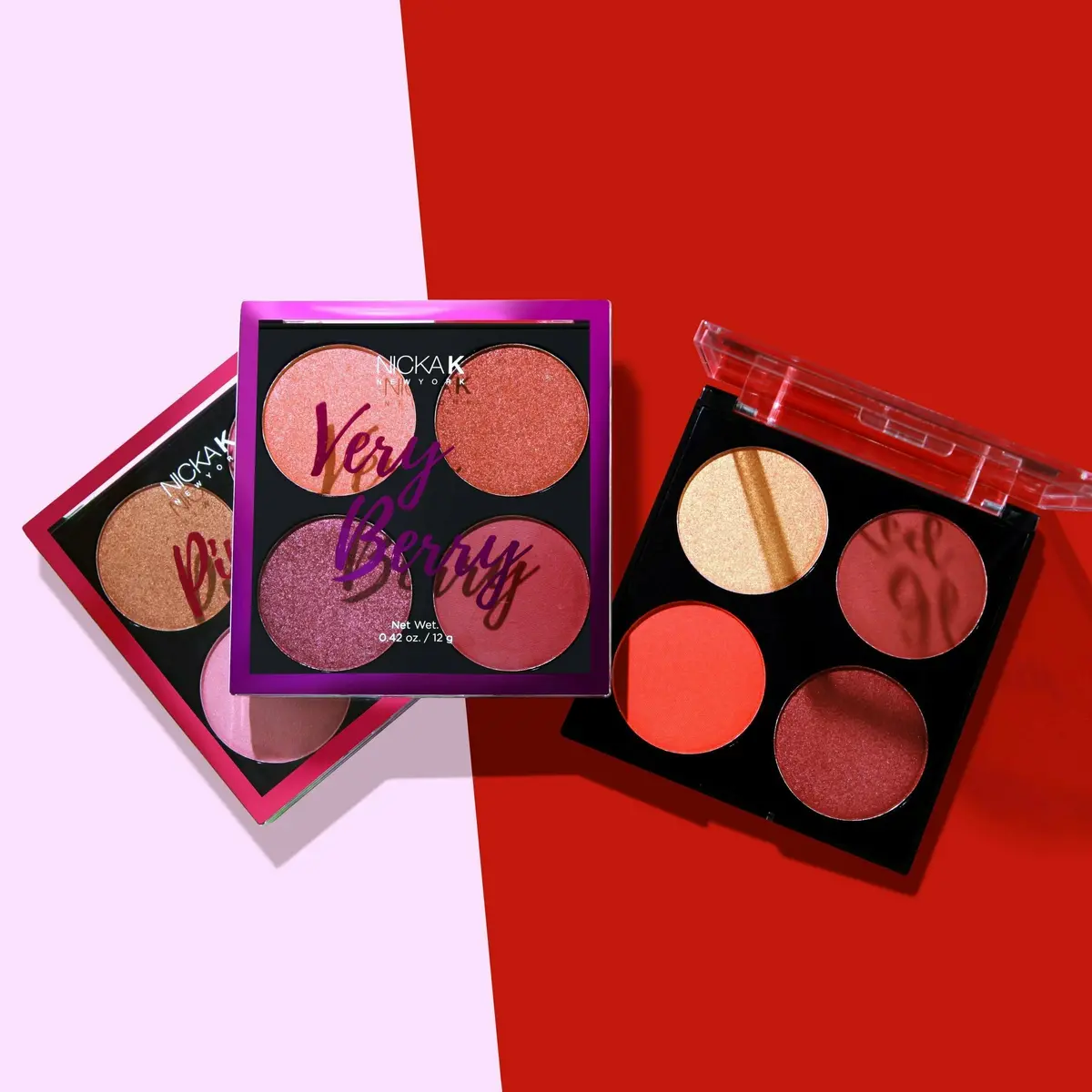 Nicka K: 4 Color Blush Palette 1