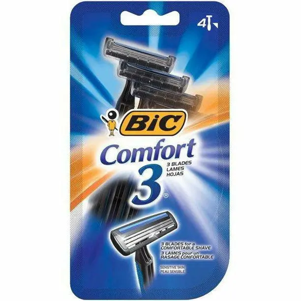 Bic: Comfort 3 Disposable Razor 4Pk 1