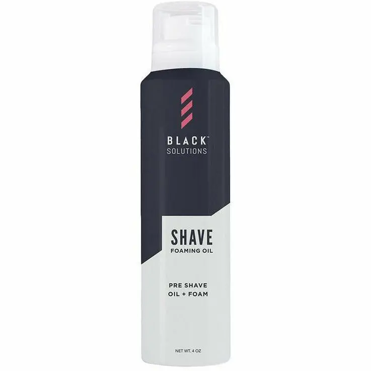 Black Solutions: Shave Foaming Oil 4Oz 1