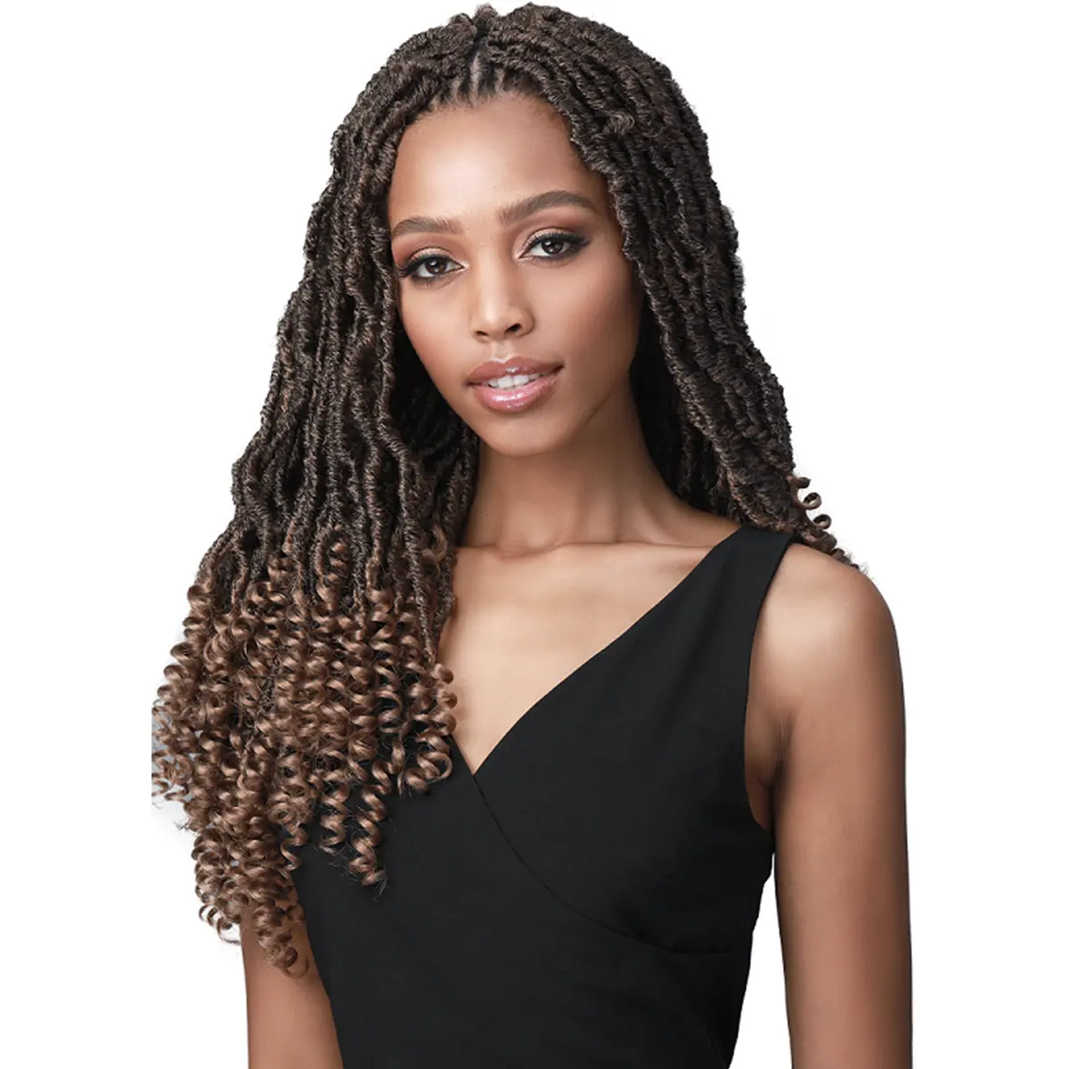Bobbi Boss: 2X Nu Locs Curly Tips 18" 1
