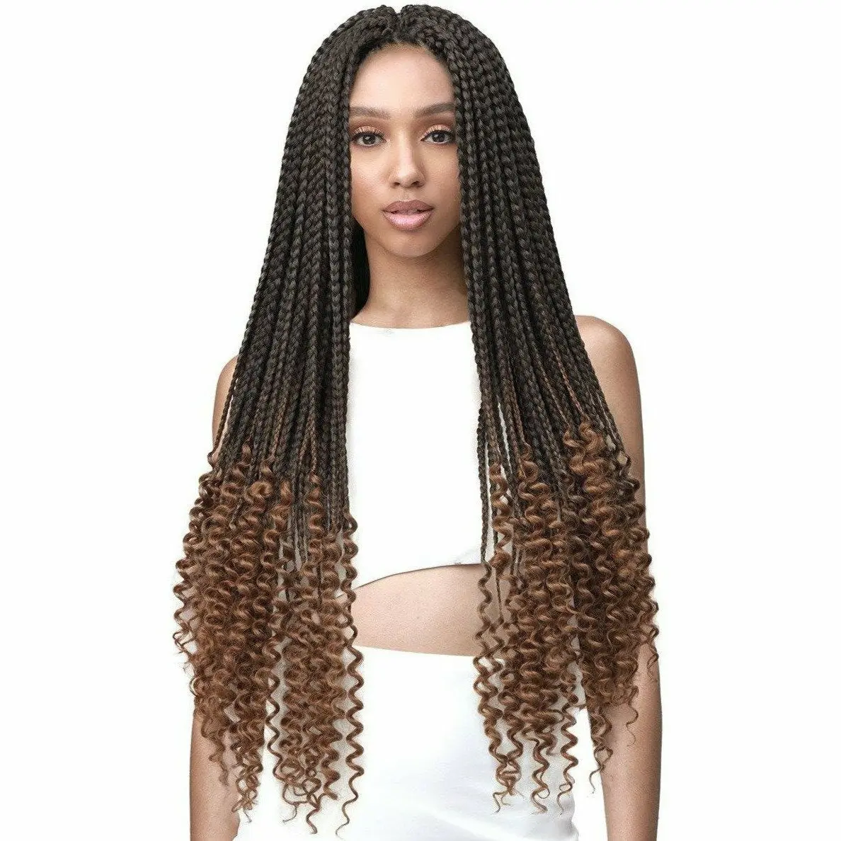 Bobbi Boss: Bomba Box Braid Curly Tips 28" - Final Sale 1