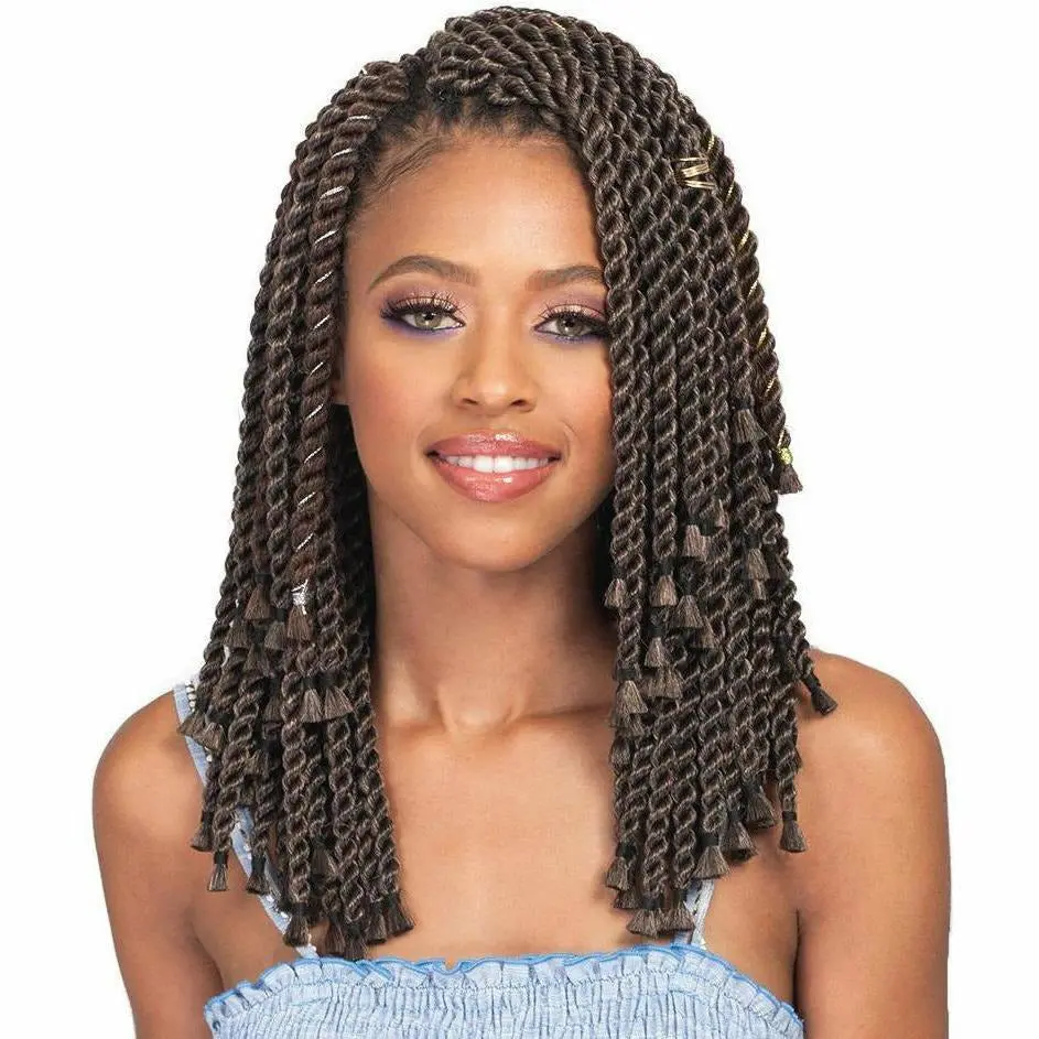 Bobbi Boss Bomba Senegal Twist Blunt Tips 10" 1
