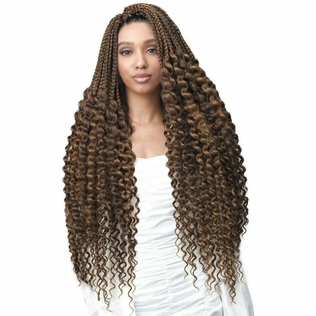 Bobbi Boss: Bomba Box Braid Loose Curly Tips 28" - Final Sale 1