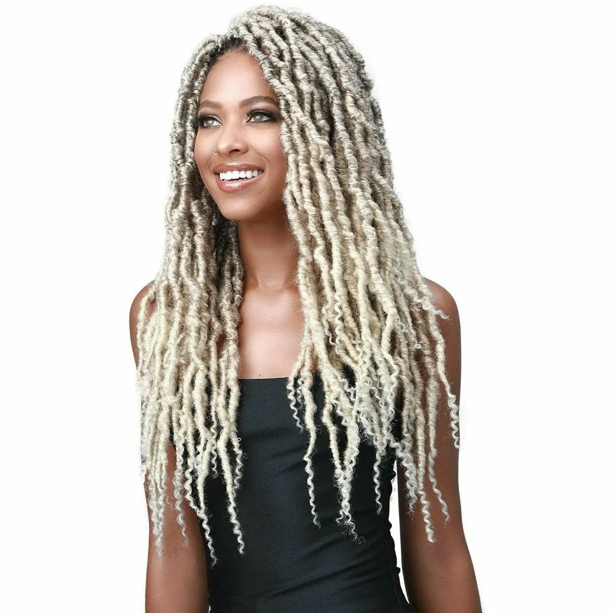 Bobbi Boss: Messy Faux Locs Curly Tips 18" 1