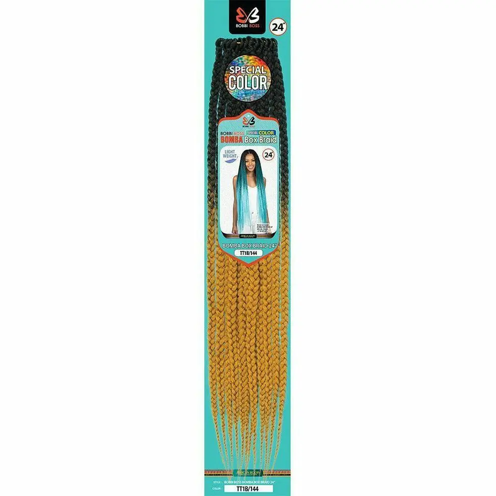 Bobbi Boss Bomba Box Braid – 24-Inch Synthetic Braiding Hair
