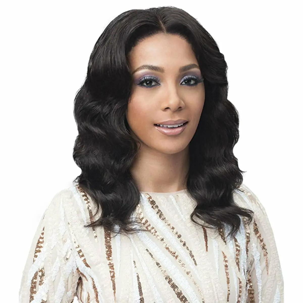 Bobbi Boss: 13X4 Lace Front Wig - Ocean Wave 16" 1