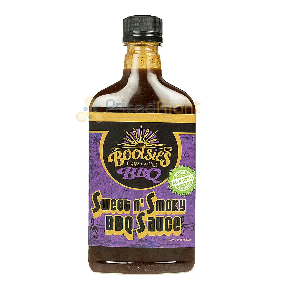 Bootsies Delta Funk Bbq Sweet N Smoky Bbq Sauce Gluten Free No Msg 17 Ounces 1