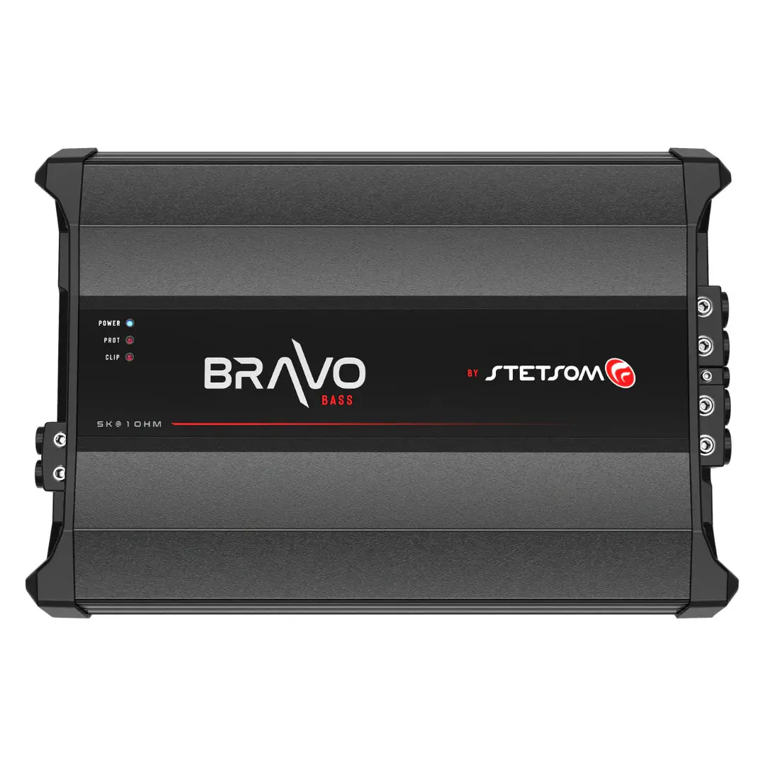 Stetsom Bravo Bass 5K Digital Amplifier 1 Ohm Mono 1 Channel Class D 5000W Rms 1
