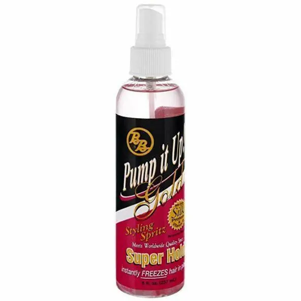 Bronner Brothers: Pump It Up Spritz Gold Super Hold 8 Oz. 1